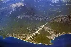 Kemer and Çamyuva at the foot of Tahtalı Dağı