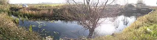 Outflow area from Lake Sapanca into Çark Deresi