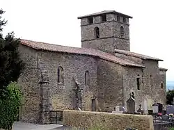 The church of Saint-Étienne, in Bathernay