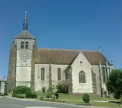 The church of Saint-Agnan, in Jars