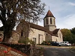 The church of Saint-Hilaire, in Saint-Hilaire-les-Places