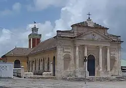 The church of Saint-Jean-Baptiste, in Le Moule