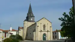 The church of Saint-Romain, in Curzon