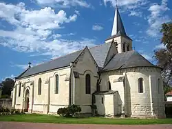 The church in Saint-Martin-de-Sanzay