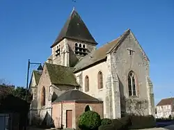 The church in Sennely