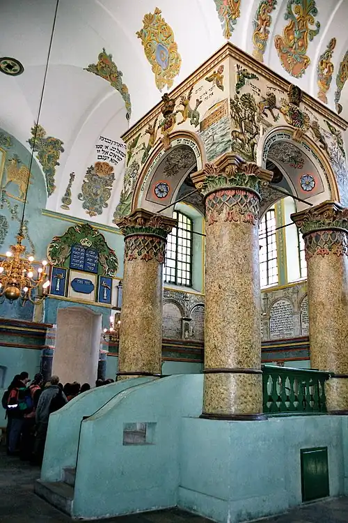 Łańcut Synagogue was established by Stanisław Lubomirski, 1733.[287]