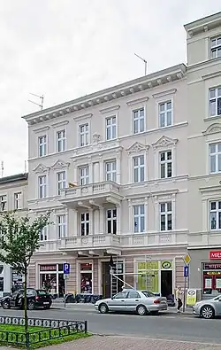 Main elevation from the street