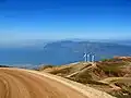 Road to wind farm