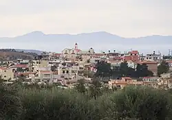 View from east