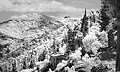 Overlooking the former monastery, winter 2025
