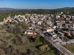 Aerial view of Stamata in 2022