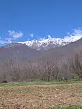 View of Belasica from the Greek side during the winter