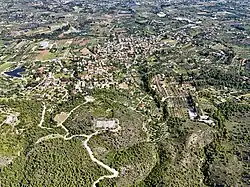 Aerial view of Oropos