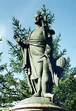 Monument to Mikhail Lomonosov, in Arkhangelsk, Russia