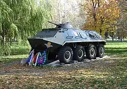 8-wheeled turreted armored personnel carrier