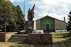 World War II Monument in the village.