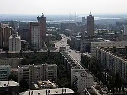 View in the direction of Zvirynets