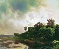 Evening Landscape, 1854; Stavropol Regional Museum of Visual Art
