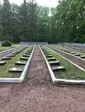 Cemetery dedicated to the soldiers of WW II