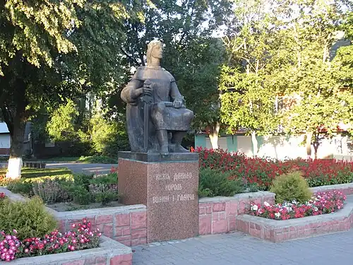 Monument to Daniel in Volodymyr