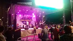 Nemoguće Vruće performing live on Zenica summer fest in July 2019