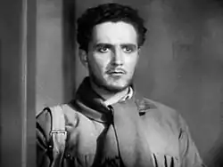 A still from the film "A severe Young Man"