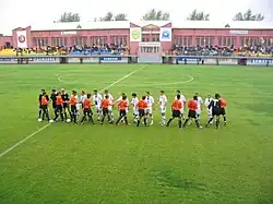 Okzhetpes Stadium is an outdoor stadium that is home to the FC Okzhetpes, 2005.
