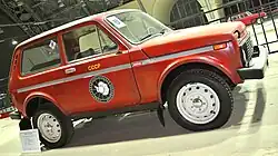 Lada Niva used by the Soviet Antarctic Expedition