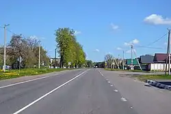 The P-39 local road through Luchyn