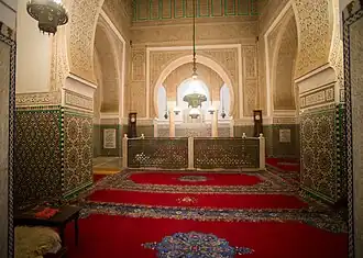 Mausoleum of Moulay Ismail in Meknes, Morocco