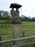 Lemko roadside figure of Holy Family