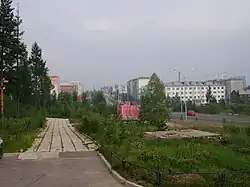 Kravchenko Street in Neryungri