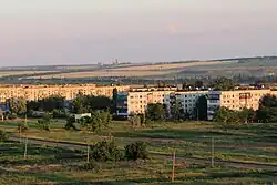 Tower-height view of the hromada