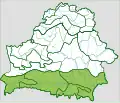 Polesie within Belarus