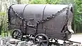 Мonument "The Gypsy wagon" to the murdered Roma (2016)