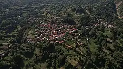 Air view of the village