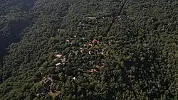 Air view of the village