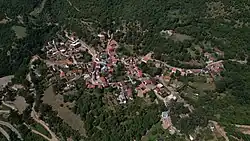 Air view of the village