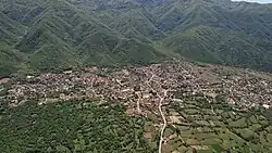 Air view of the village