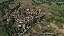 Air view of the village