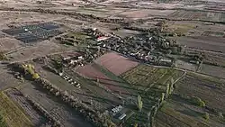 Air view of the village