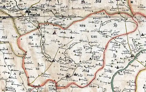Pryluky Regiment in mid-18th century