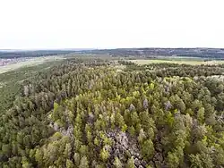 Racheyskiye Rocks, a protected area of Russia in Syzransky District