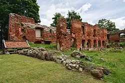 Medieval castle ruins