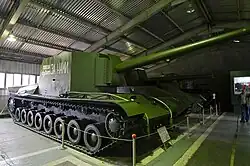 The single SU-100Y at Kubinka Tank Museum