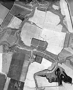 Satellite imagery of the village of Slobodka-Ivanovka in 1972.