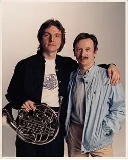With Mikhail Karetnikov, 2013