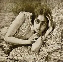 I Fade, I Wither Like a Flower, illustration from a 1910 edition of Lermontov's Demon