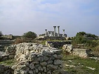 The ruins of the Greek colony in Chersonesus, Crimea (c. 5th century BC)