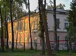 Main palace building as seen from the nearby park